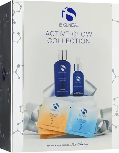 IS CLINICAL Набор Active Glow Collection (gel/60ml + ser/15ml + peel/3x2.9ml)