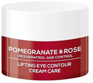 BioFresh Подтягивающий крем для кожи вокруг глаз "Гранат и Роза" Via Natural Pomergranate & Rose Lifting Eye Contour Cream Care