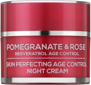 BioFresh Удосконалювальний нічний крем проти старіння шкіри "Гранат і троянда" Via Natural Pomergranate & Rose Skin Perfecting Age Control Night Cream