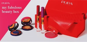 Pupa Набор My Fabulous Beauty Box (eyeshadow/2x2,5g + lipstick/2x4ml + blush/4g)