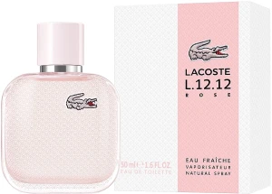 Туалетна вода для жінок - Lacoste L.12.12 Rose Eau Fraiche, 50 мл