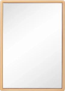 Titania Зеркальце карманное 8.5х6 см, персиковое