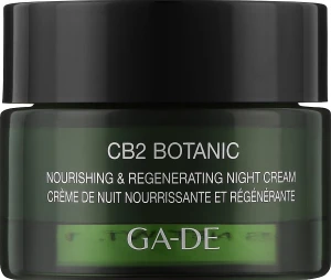 GA-DE Нічний крем з насінням конопель CB2 Botanic Nourishing & Regenerating Night Cream