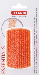 Titania Пемза для рук, 3000/7, помаранчева Pumice Sponge