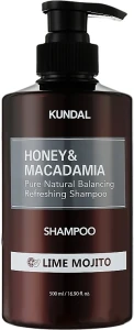 Шампунь "Лайм Мохіто" - Kundal Honey & Macadamia Shampoo Lime Mohito, 500 мл