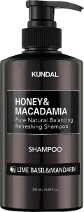 Шампунь "Лайм, Базилик и Мандарин" - Kundal Honey & Macadamia Shampoo Lime Basil & Mandarin, 500 мл