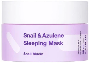 Tiam Ночная маска с экстрактом улитки и азуленом Snail & Azulene Sleeping Mask