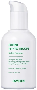 JayJun Сыворотка для лица с фитомуцином Okra Phyto Mucin Relief Serum