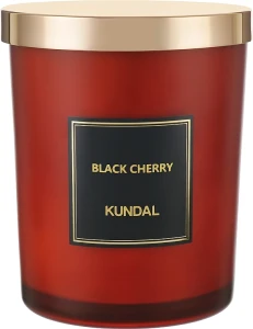 Аромасвеча "Чёрная вишня" - Kundal Perfume Natural Soy Black Cherry, 500 г