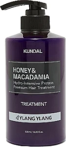 Кондиционер для волос "Иланг-Иланг" - Kundal Honey & Macadamia Treatment Ylang Ylang, 500 мл