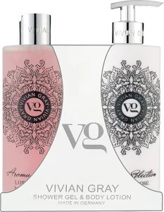Vivian Gray Набор Aroma Selection Lotus & Rose (sh/gel/500ml + b/lot/500ml)