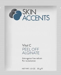 Inspira:cosmetics Альгінатна маска для обличчя з вітаміном С Skin Accents Vital C Peel Off Alginate