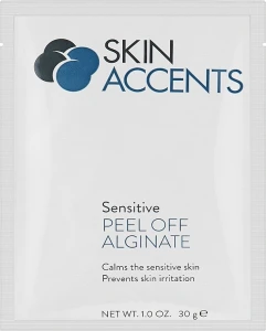 Inspira:cosmetics Заспокійлива альгінатна маска для обличчя з екстрактом чорниці Skin Accents Sensitive Peel Off Alginate