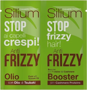 Silium Набор для волос Anti-Frizz Hair Cashmere Proteins & Tsubaki Oil Kit Sachet