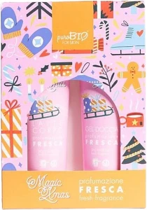 PuroBio Cosmetics Набор Magic Xmas Fresca Kit (sh/gel/150ml + b/lot/150ml)