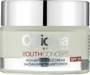 Helia-D Крем для обличчя інтенсивний, проти зморщок з SPF20 Officina Youth Concept Rich Anti-Wrinkle Cream