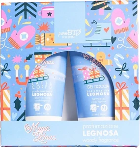 PuroBio Cosmetics Набор Magic Xmas Legnosa Kit (sh/gel/75ml + b/lot/75ml)