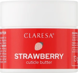 Claresa Олія для кутикули "Полуниця" Strawberry Cuticle Butter