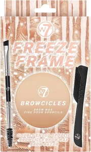W7 Набір Freeze Frame Gift Set (eyebrow/wax/14ml + eyebrow/brush/1pcs + eyebrow/razor/1pcs)