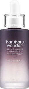 Haruharu Антивікова ампула для обличчя Wonder Black Rice Hyaluronic Botanical 2GF Wonderful Ampoule