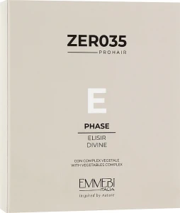 Emmebi Italia Ампули для волосся Emmebi Zer035 Phase E Pro Hair New Elisir Divine