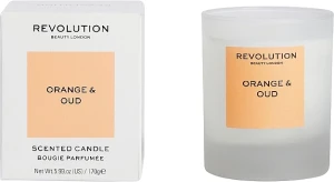 Makeup Revolution Ароматическая свеча "Апельсин и уд" Orange & Oud Scented Candle