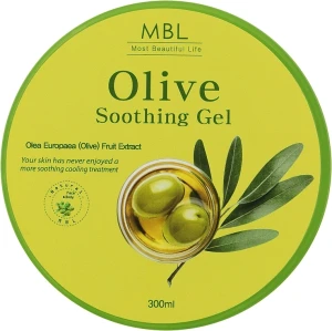 MBL Заспокійливий та відновлювальний гель для тіла та волосся з екстрактом оливок Olive Sooting Gel