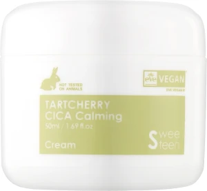 Sweeteen Антиоксидантный успокаивающий крем для лица Tartcherry Cica Calming Cream