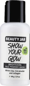 Beauty Jar Освітлювальна пудра для вмивання, для всіх типів шкіри Show Your Glow Brightening Face Powder Wash