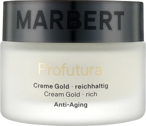 Marbert Насичений антивіковий крем для сухої шкіри обличчя "Золота лінія" Anti-Aging Profutura Cream Gold Rich