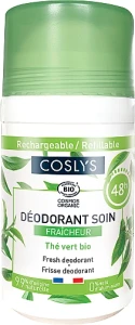 Coslys Натуральный дезодорант "Зеленый чай и алоэ вера" Fresh Green Tea + Aloe Vera Deodorant