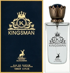 Парфумована вода для чоловіків - Alhambra KINGSMAN, 100 мл