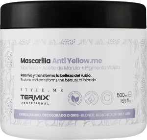 Termix Маска против желтизны для светлых волос Style.Me Anti Yellow.me Mask