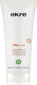 Ekre Крем для вьющихся и волнистых волос Life.Curl Definition Cream, 200ml