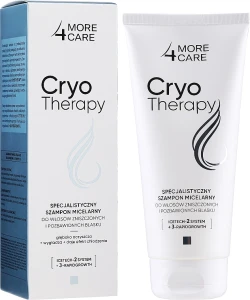 More4Care Шампунь міцелярний для пошкодженого і тьмяного волосся Cryo Therapy Shampoo