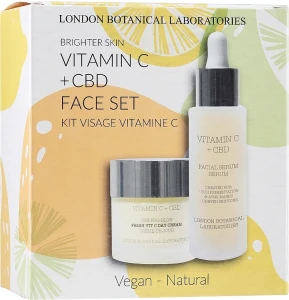 London Botanical Laboratories Набір Vitamin C+CBD Face Set (cr/50ml + serum/30ml)