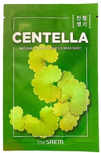 The Saem Заспокійлива маска з екстрактом центели азіатської Natural Soothing Mask With Centella Asiatica Extract