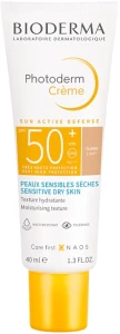 Bioderma Сонцезахисний крем для чутливої сухої шкіри Photoderm Cream SPF50+ Sensitive Dry Skin Light