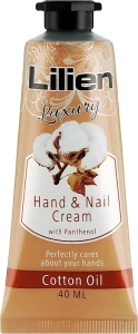Lilien Крем для рук и ногтей Hand And Nail Cream Cotton