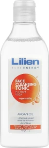 Lilien Тонік для очищення шкіри обличчя та зняття макіяжу Argan Oil Tonic