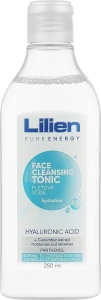 Lilien Тонік для обличчя очищувальний з гіалуроновою кислотою Face Cleansing Tonic