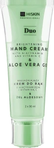 HiSkin Крем для рук с ниацинамидом и витамином С Professional Brightening Duo Hand Cream & Aloe Vera Gel