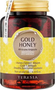 Teresia Многофункциональная сыворотка с медом и золотом Marine Gold Honey All In One Ampoule