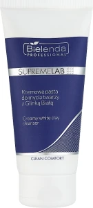 Bielenda Professional Кремовая очищающая паста для лица с белой глиной Supremelab Clean Comfort Creamy White Clay Cleanser