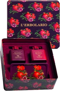 L’Erbolario Pomegranate Набір (h/gel/250ml + h/cr/250ml + acc/2pcs)