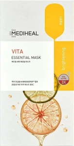 Mediheal Тканинна маска для обличчя з освітлювальним ефектом Vita Essential Mask