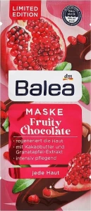 Balea Маска для лица "Фруктовый шоколад" Fruity Chocolate