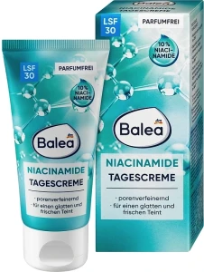 Balea Денний крем для обличчя з ніацинамідом Niacinamide Tagescreme LSF30