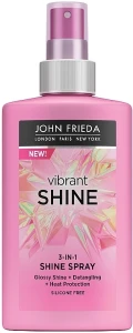 John Frieda Спрей для блеска волос 3 в 1 Vibrant Shine 3-in-1 Shine Spray