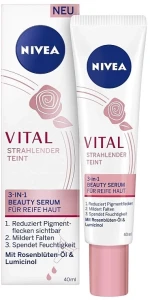 Nivea Сыворотка для лица 3в1 Vital Radiant Complexion 3-In-1 Beauty Serum